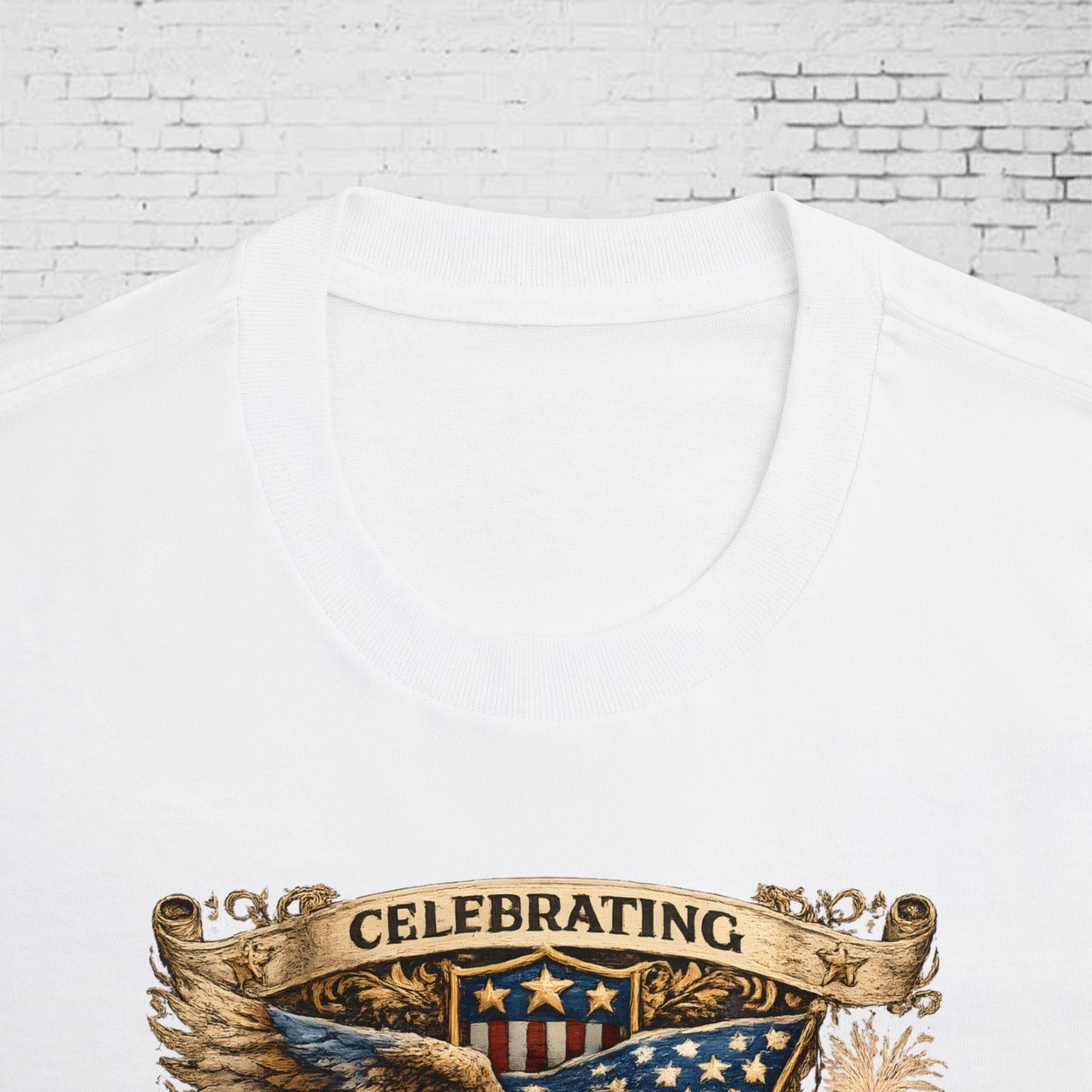 America 250 Semiquincentennial Patriotic T-Shirt | 250 Years of Freedom Eagle, Statue of Liberty & Independence Hall Tee | Independence Day 2026 Unisex Shirt