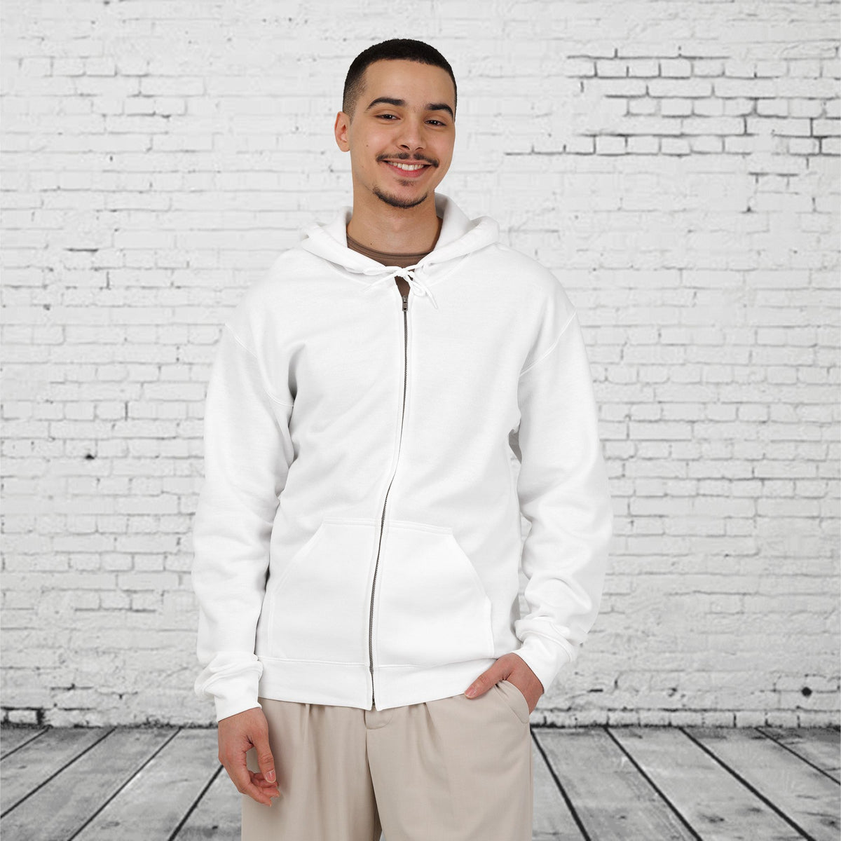 Upper Left USA Full-Zip Hoodie – Pacific Northwest Orca & Mountain Back Graphic