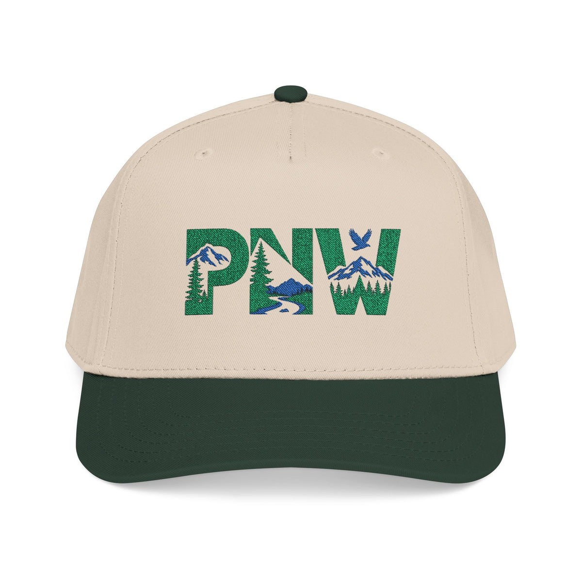 PNW Pacific Northwest Adventure Mid Profile Baseball Cap