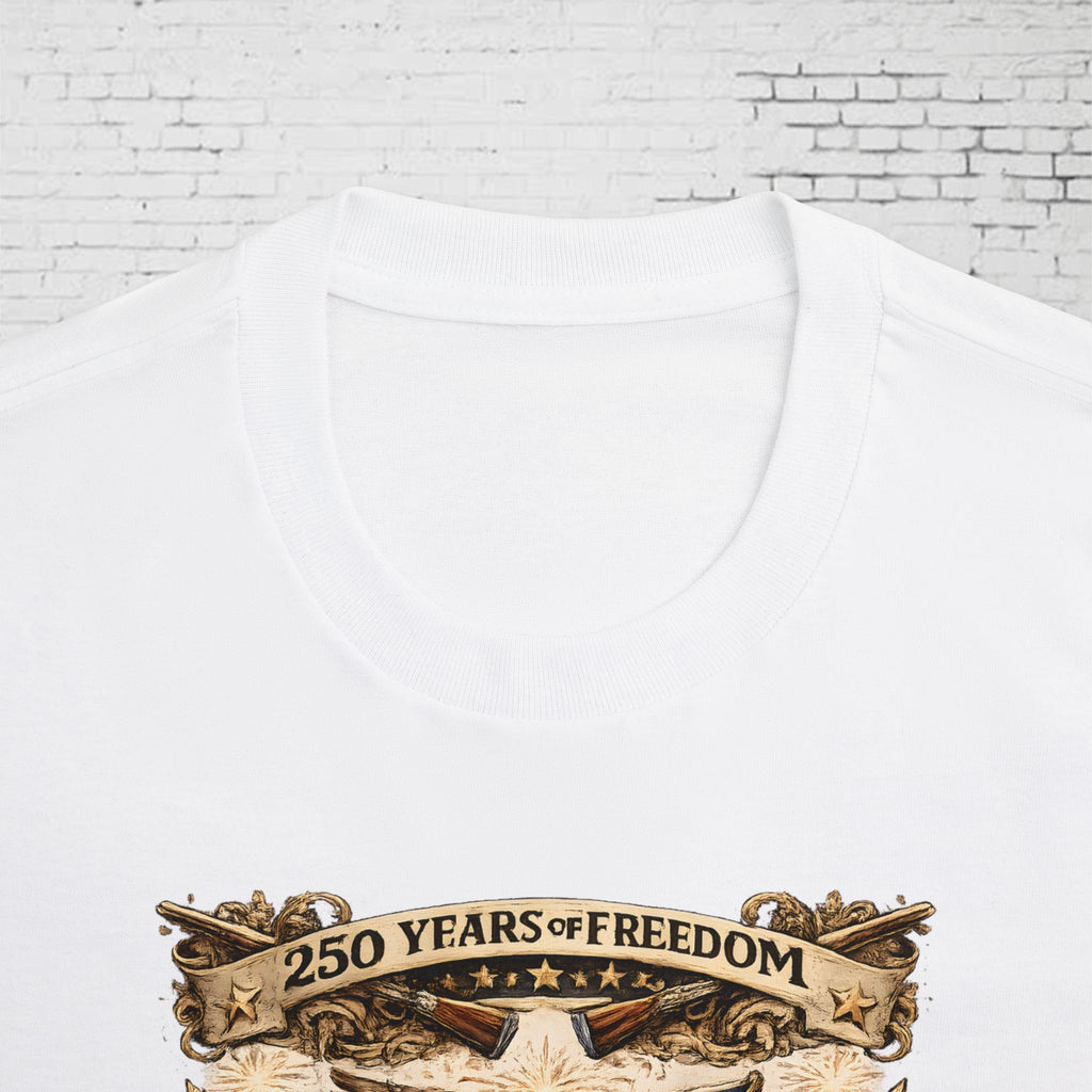 America 250 Birthday Patriotic T-Shirt | 1776–2026 Eagle, Liberty & Independence Graphic Tee | Semiquincentennial Unisex Shirt