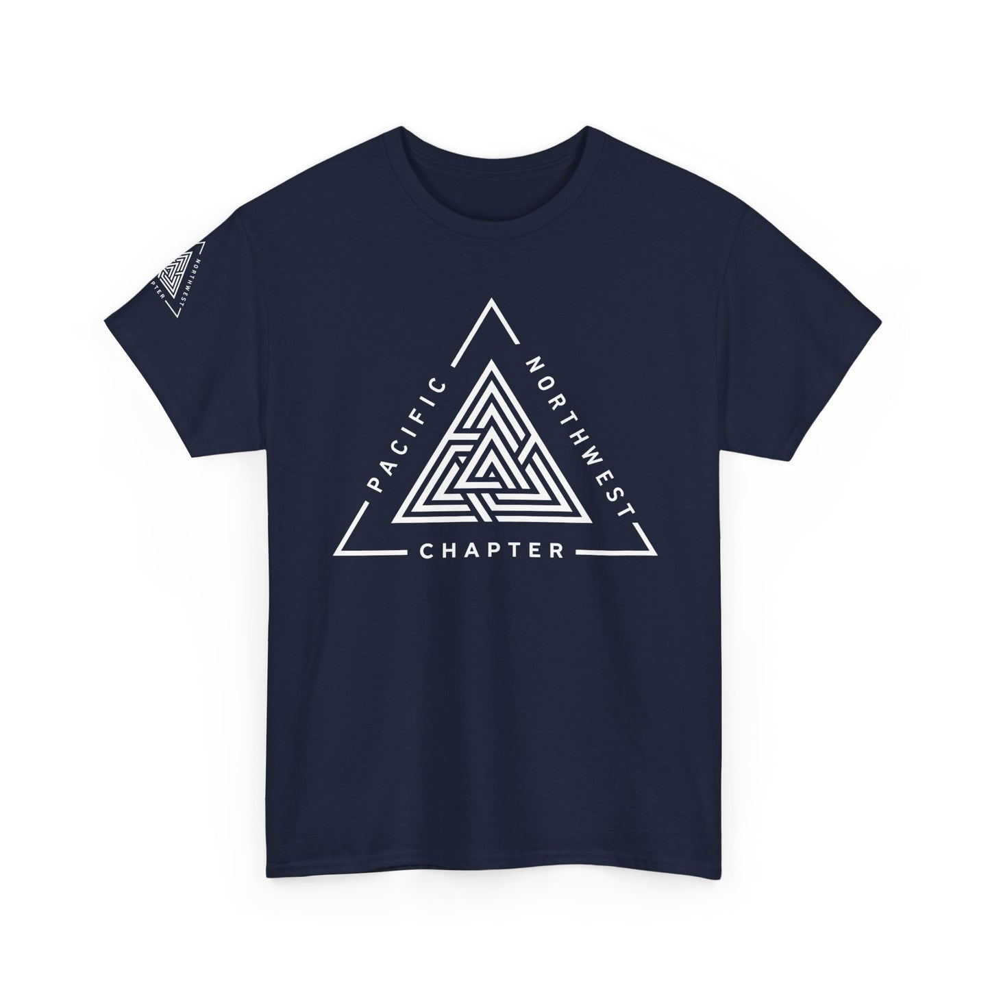 Pacific Northwest Chapter T-Shirt | Geometric Triangle PNW Design | Minimalist Outdoor Graphic Tee