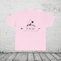 PNW Triangle Mountain T-Shirt - Minimalist Pacific Northwest Outdoor Graphic Tee