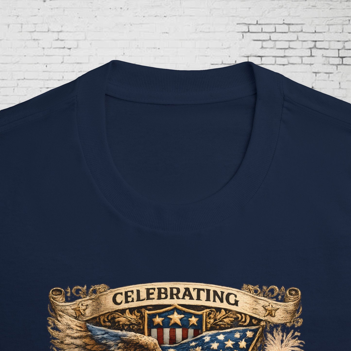 America 250 Semiquincentennial Patriotic T-Shirt | 250 Years of Freedom Eagle, Statue of Liberty & Independence Hall Tee | Independence Day 2026 Unisex Shirt