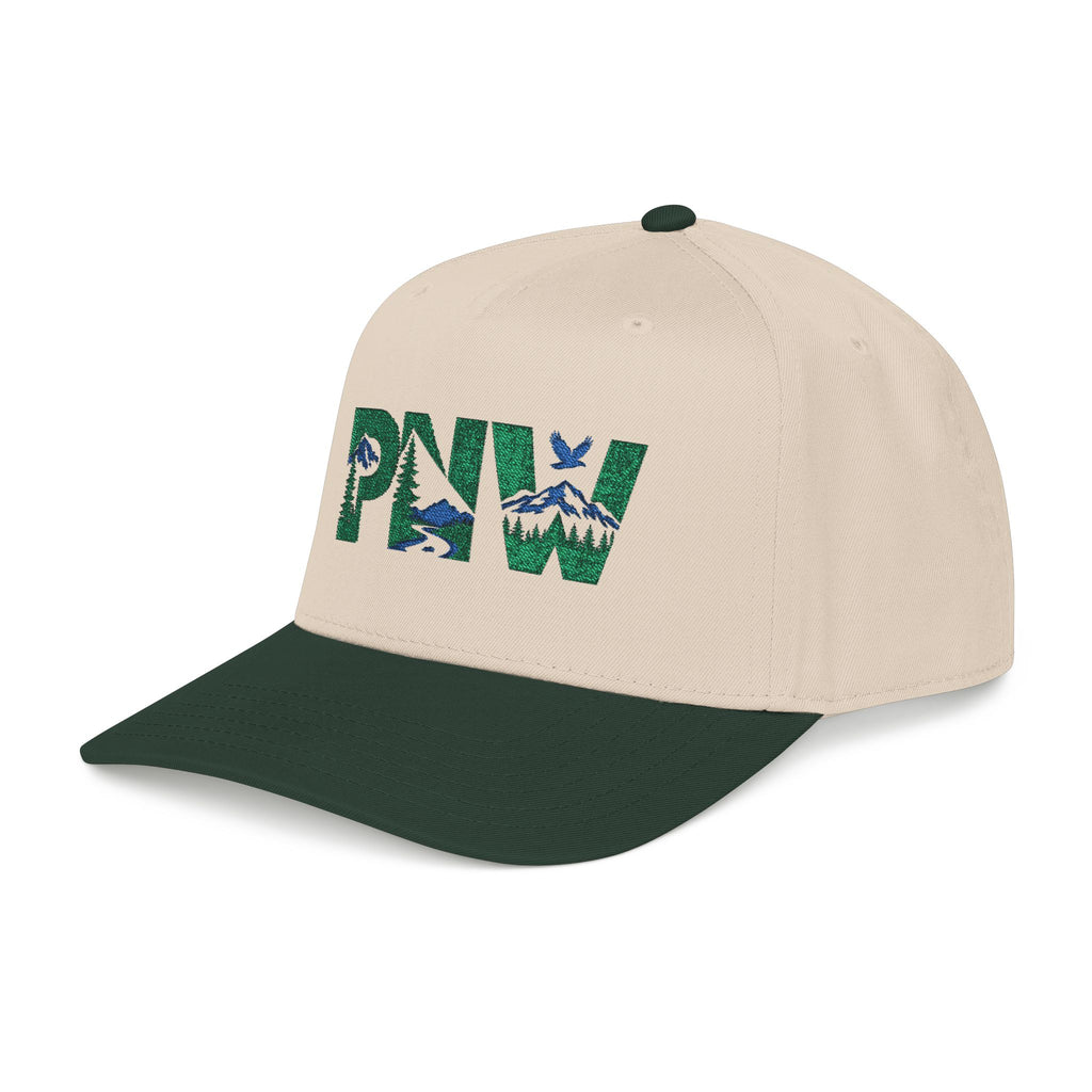 PNW Pacific Northwest Adventure Mid Profile Baseball Cap