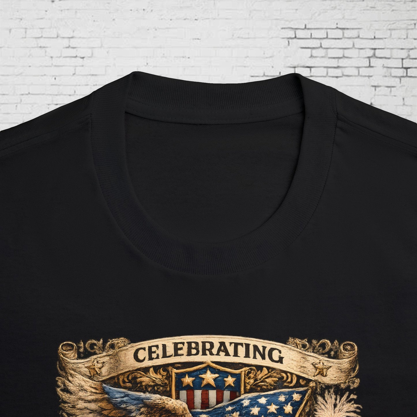 America 250 Semiquincentennial Patriotic T-Shirt | 250 Years of Freedom Eagle, Statue of Liberty & Independence Hall Tee | Independence Day 2026 Unisex Shirt