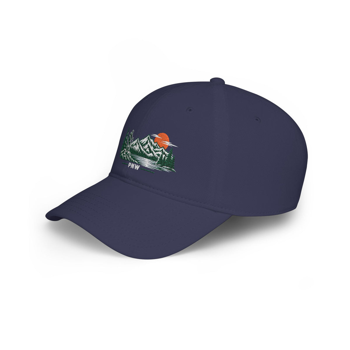 PNW Hiker Embroidered Low Profile Cap – Pacific Northwest Mountain Hiking Dad Hat