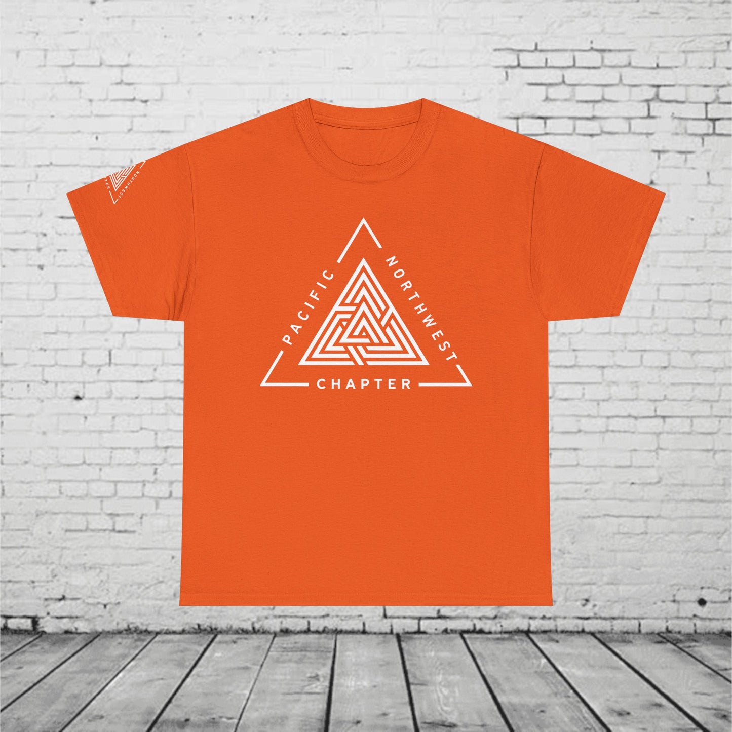 Pacific Northwest Chapter T-Shirt | Geometric Triangle PNW Design | Minimalist Outdoor Graphic Tee