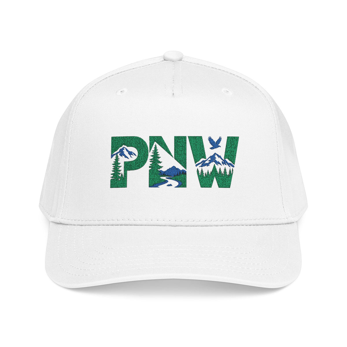 PNW Pacific Northwest Adventure Mid Profile Baseball Cap