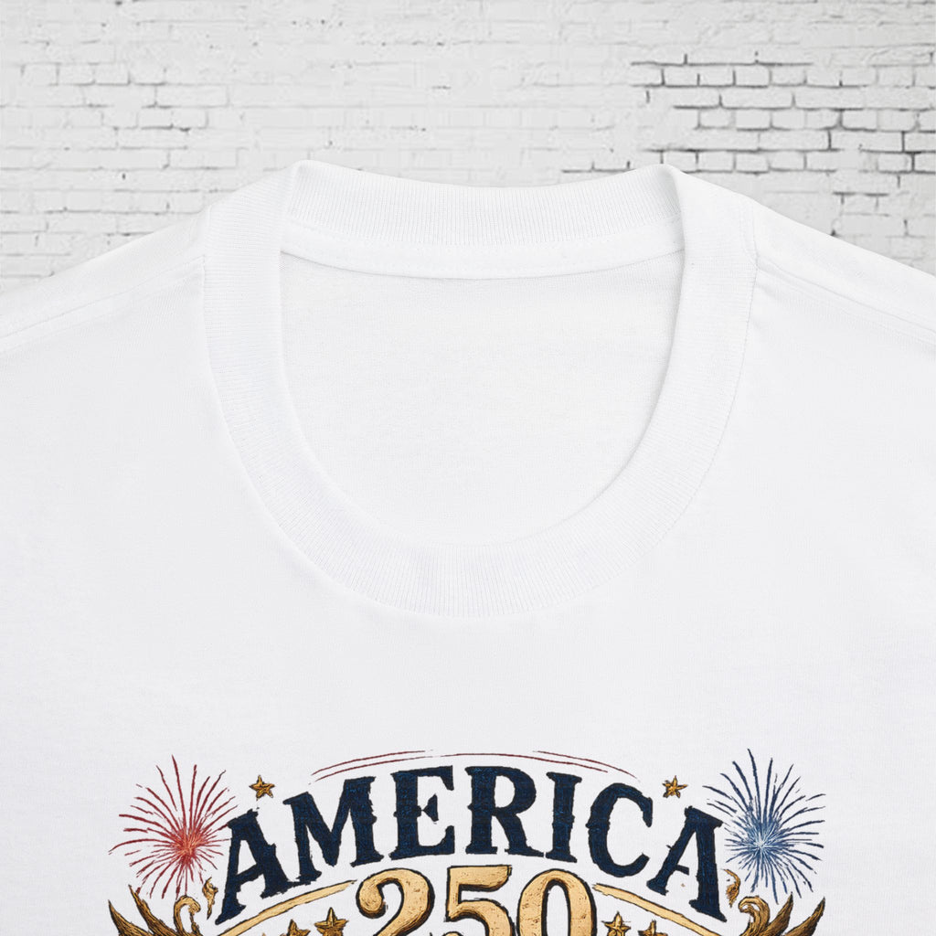 America 250 Patriotic T-Shirt | 1776–2026 Eagle, Liberty Bell & Statue of Liberty Graphic Tee | Semiquincentennial Unisex Shirt