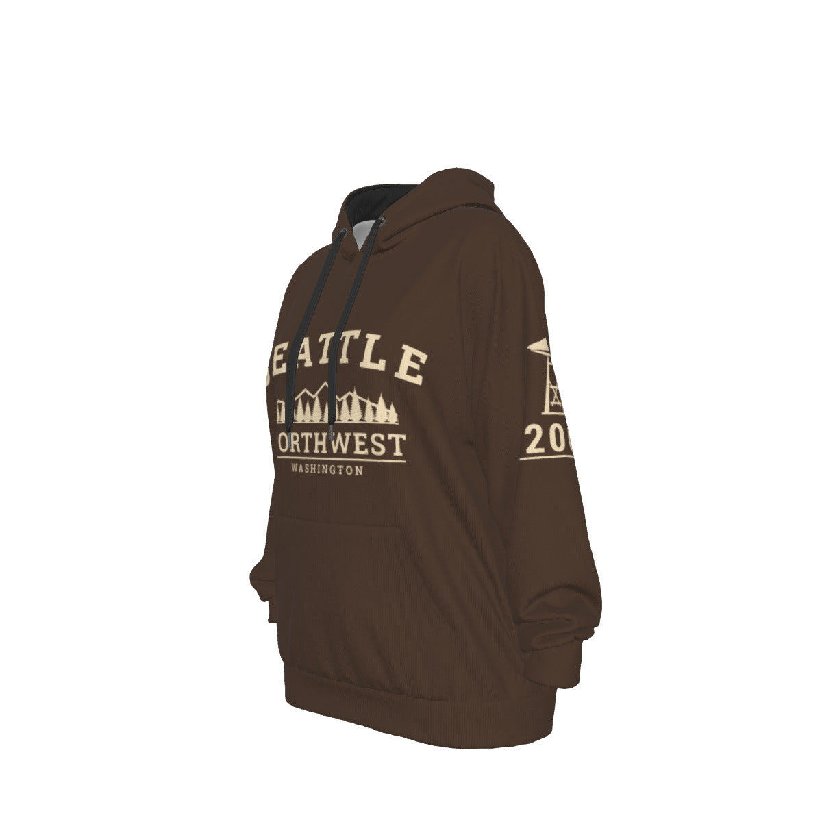 Seattle Northwest Vintage Hoodie – Retro Pacific Northwest Collegiate Style