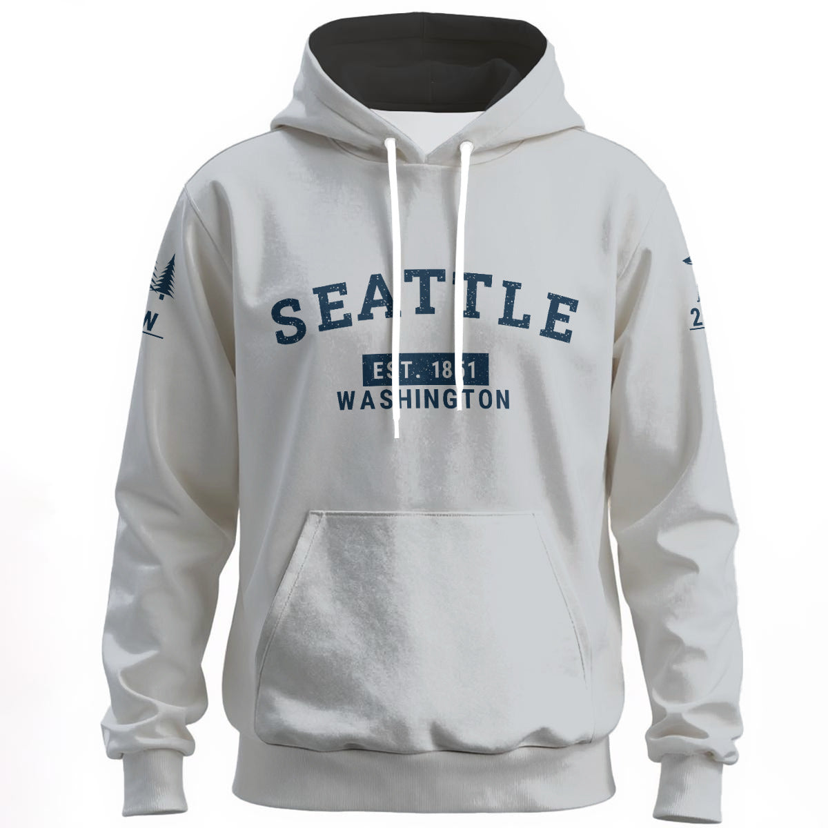 Seattle Heritage 1851 Hoodie – Vintage Washington Collegiate Style