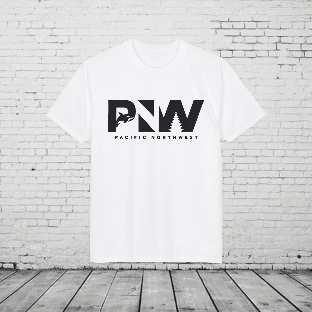 PNW Orca Performance T-Shirt – Pacific Northwest Killer Whale Outdoor Tee