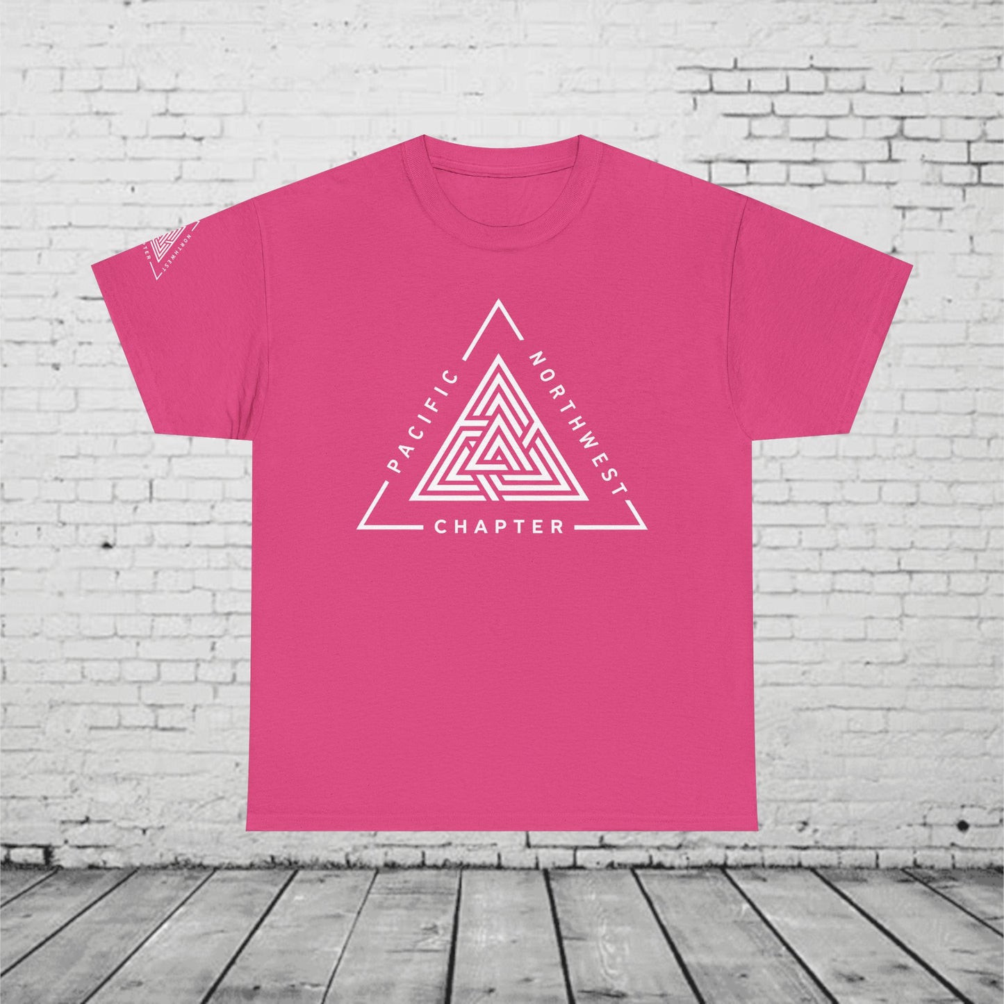 Pacific Northwest Chapter T-Shirt | Geometric Triangle PNW Design | Minimalist Outdoor Graphic Tee