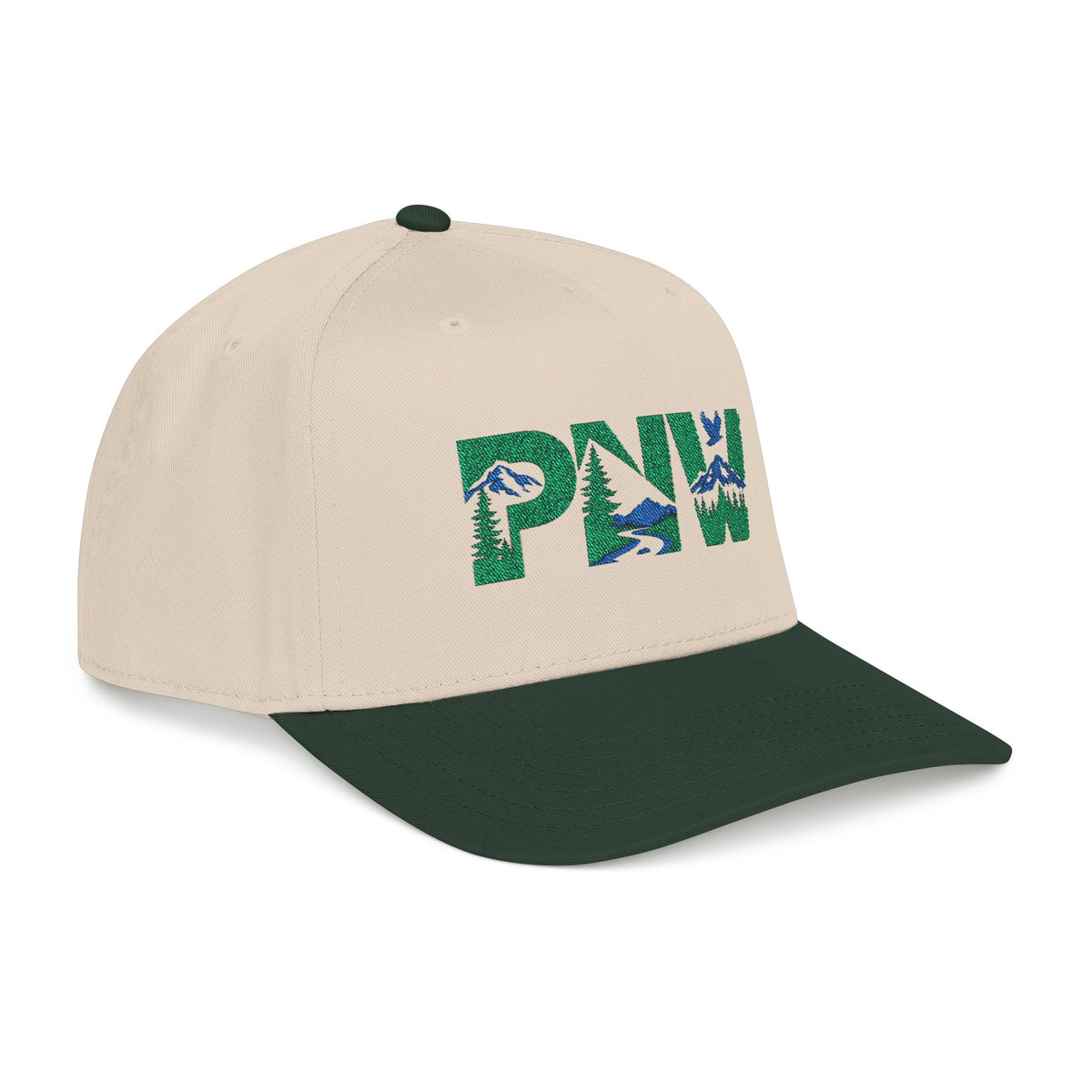 PNW Pacific Northwest Adventure Mid Profile Baseball Cap