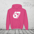 Kids 6 7 Hoodie | Modern Bold Number Graphic | SIX SEVEN Minimalist Hoodie for Boys Girls | Birthday Gift | Cool Number Shirt Style