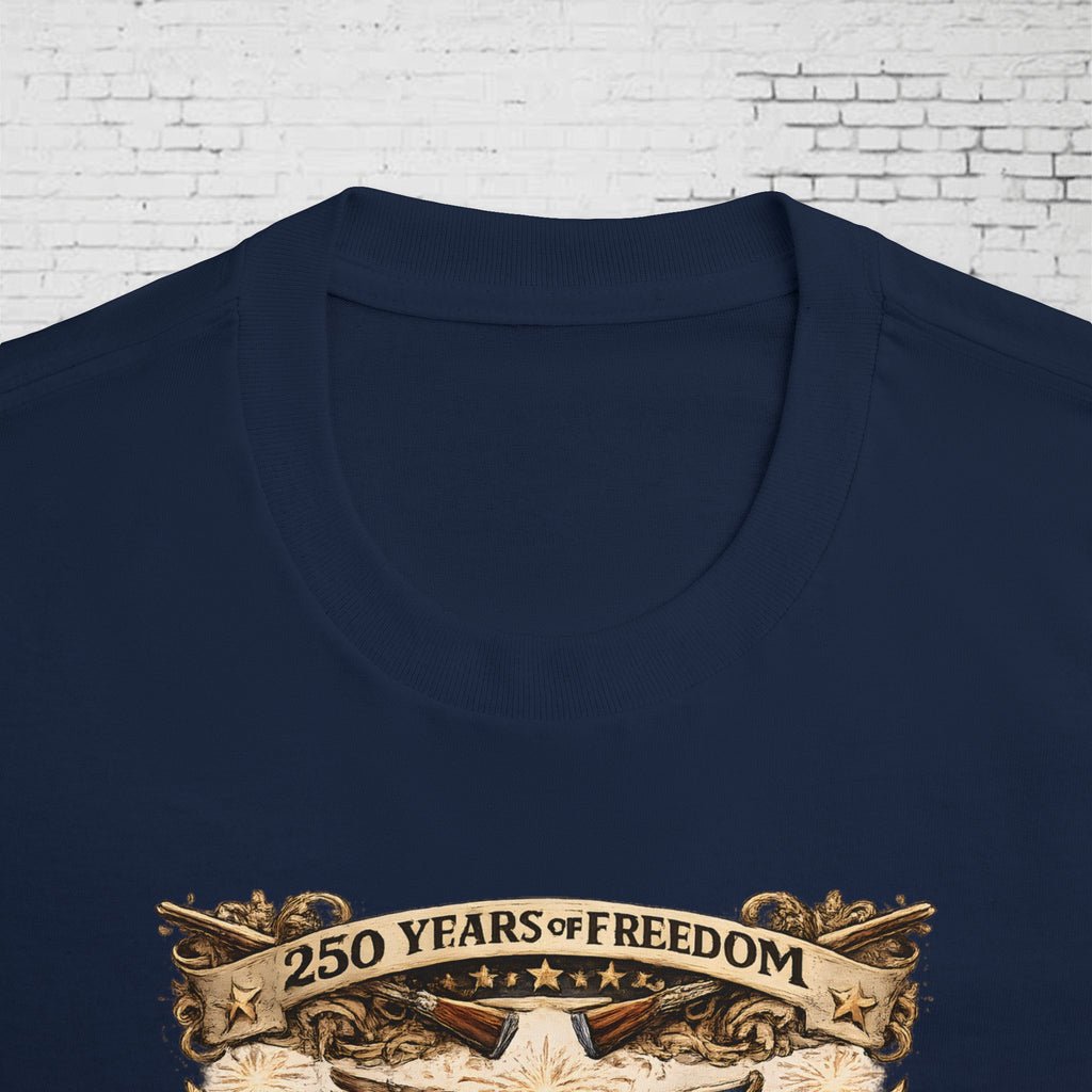 America 250 Birthday Patriotic T-Shirt | 1776–2026 Eagle, Liberty & Independence Graphic Tee | Semiquincentennial Unisex Shirt