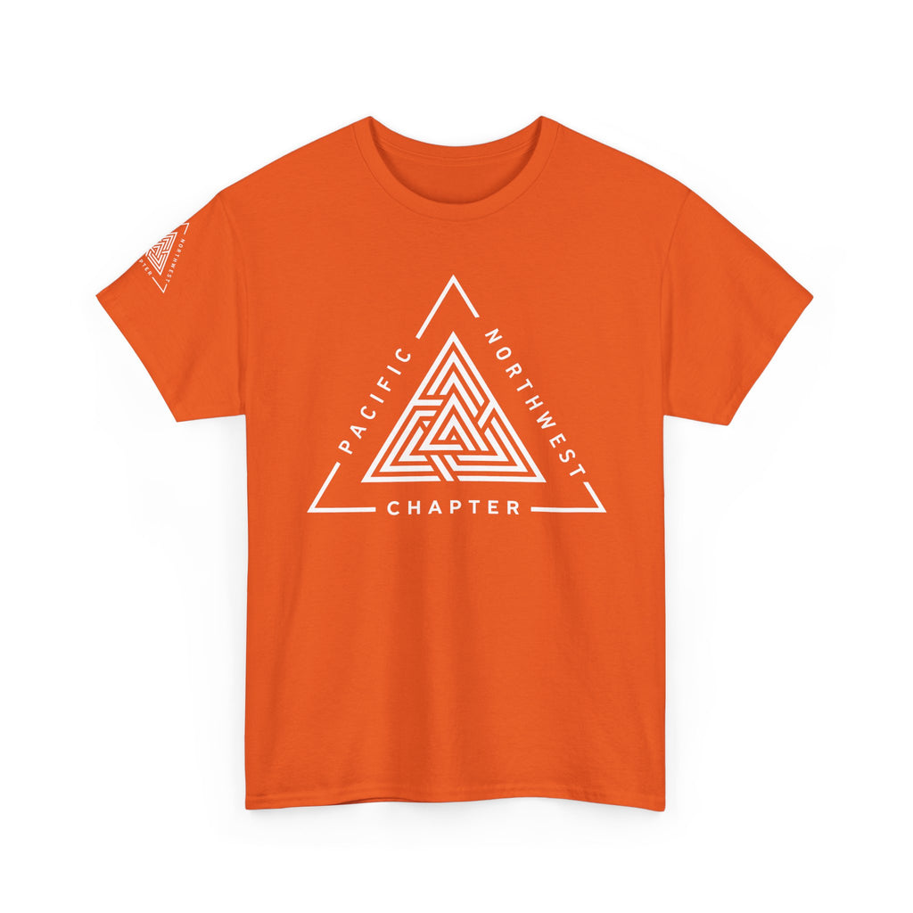 Pacific Northwest Chapter T-Shirt | Geometric Triangle PNW Design | Minimalist Outdoor Graphic Tee