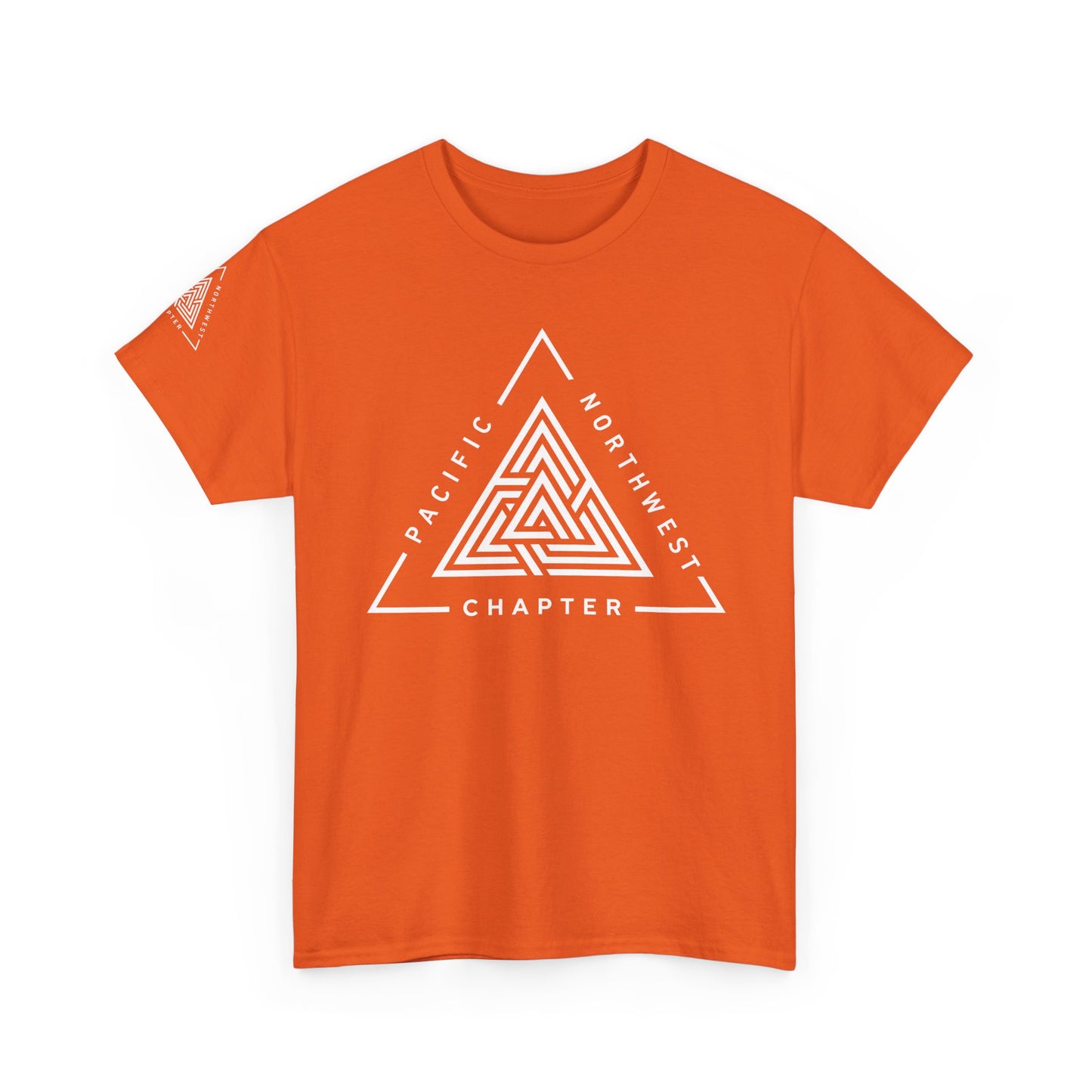 Pacific Northwest Chapter T-Shirt | Geometric Triangle PNW Design | Minimalist Outdoor Graphic Tee
