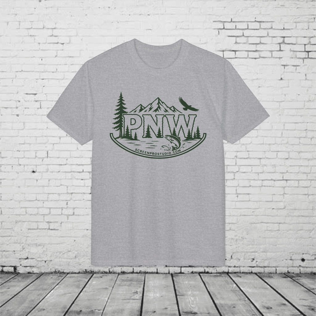 PNW Pacific Northwest Mountain Performance T-Shirt – Moisture-Wicking Outdoor Adventure Tee