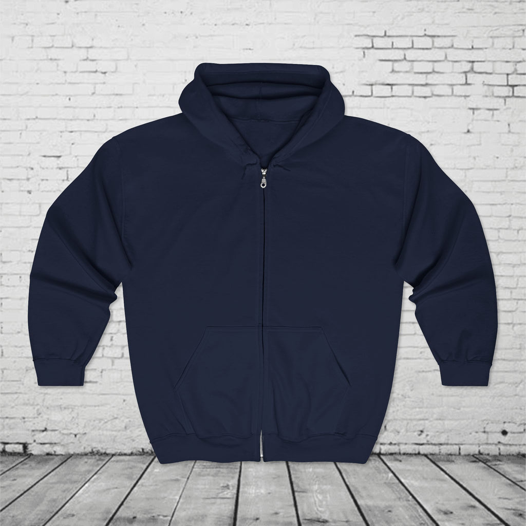 Upper Left USA Full-Zip Hoodie – Pacific Northwest Orca & Mountain Back Graphic