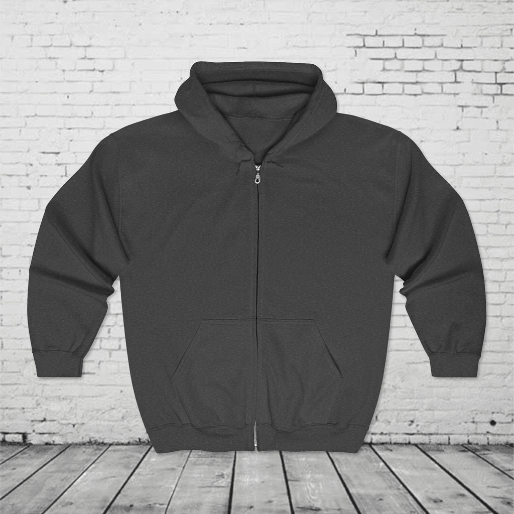 Upper Left USA Full-Zip Hoodie – Pacific Northwest Orca & Mountain Back Graphic