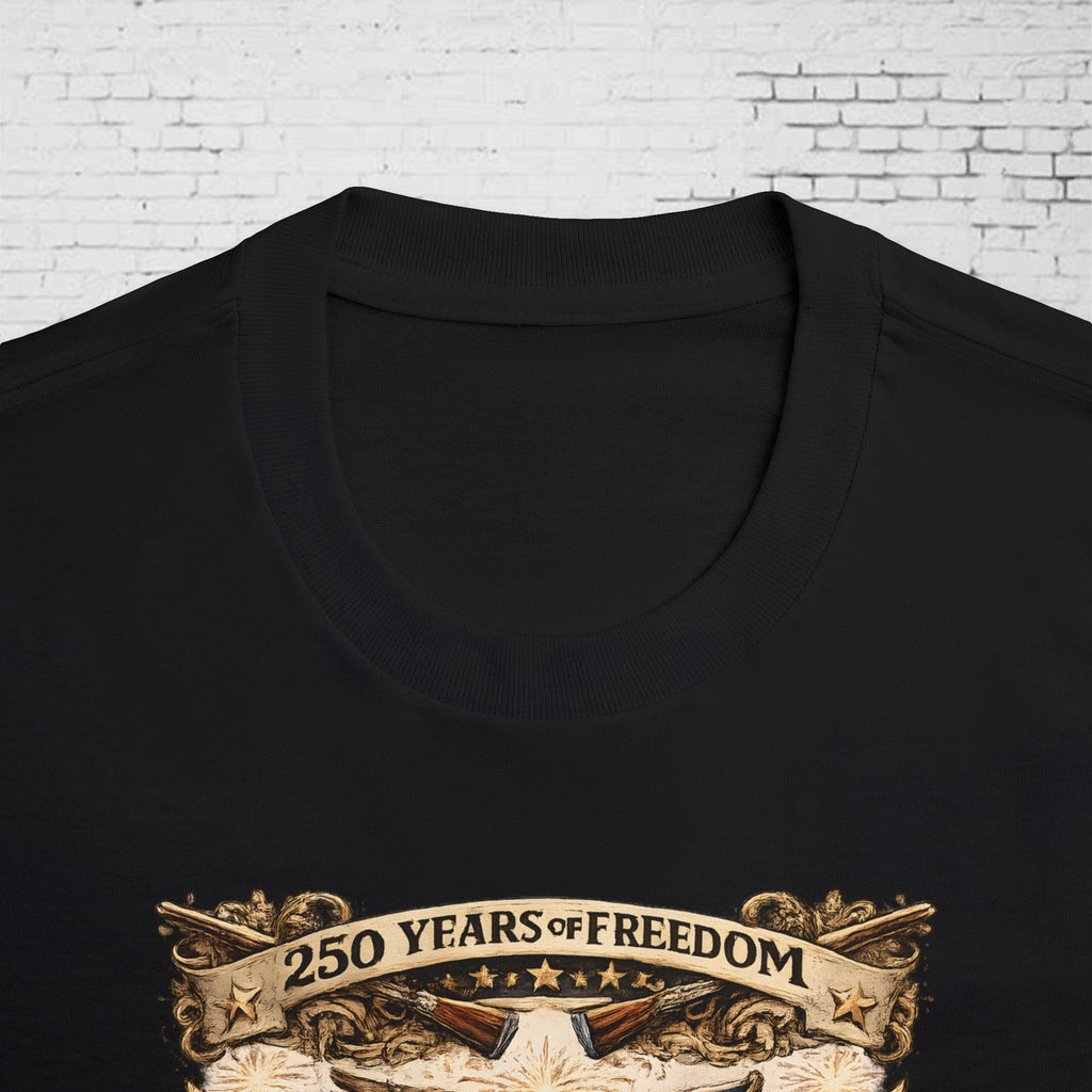 America 250 Birthday Patriotic T-Shirt | 1776–2026 Eagle, Liberty & Independence Graphic Tee | Semiquincentennial Unisex Shirt