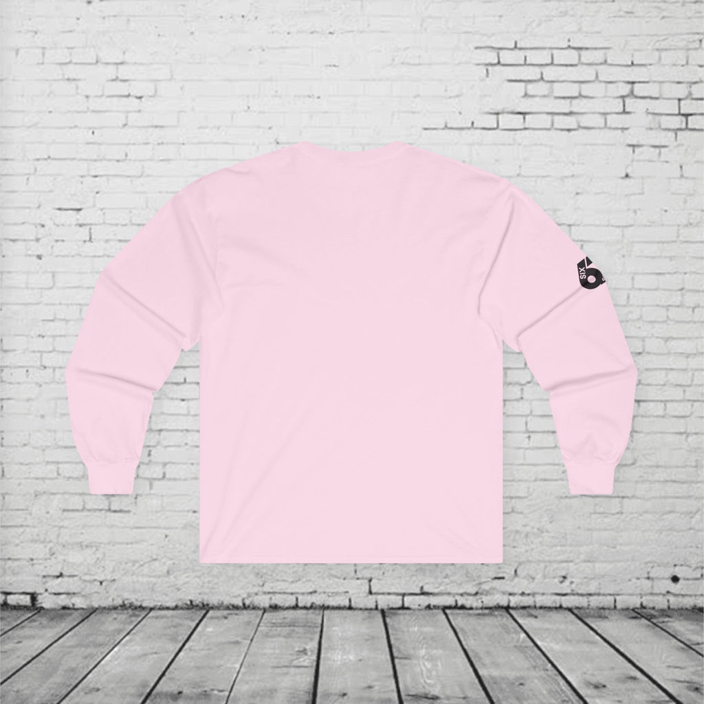67 Kids Long Sleeve Shirt | Viral 6 7 Hand Graphic | Funny Youth Trend Tee