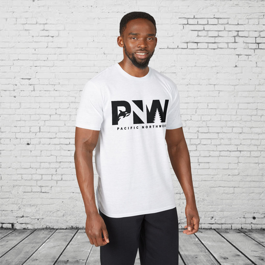 PNW Orca Performance T-Shirt – Pacific Northwest Killer Whale Outdoor Tee