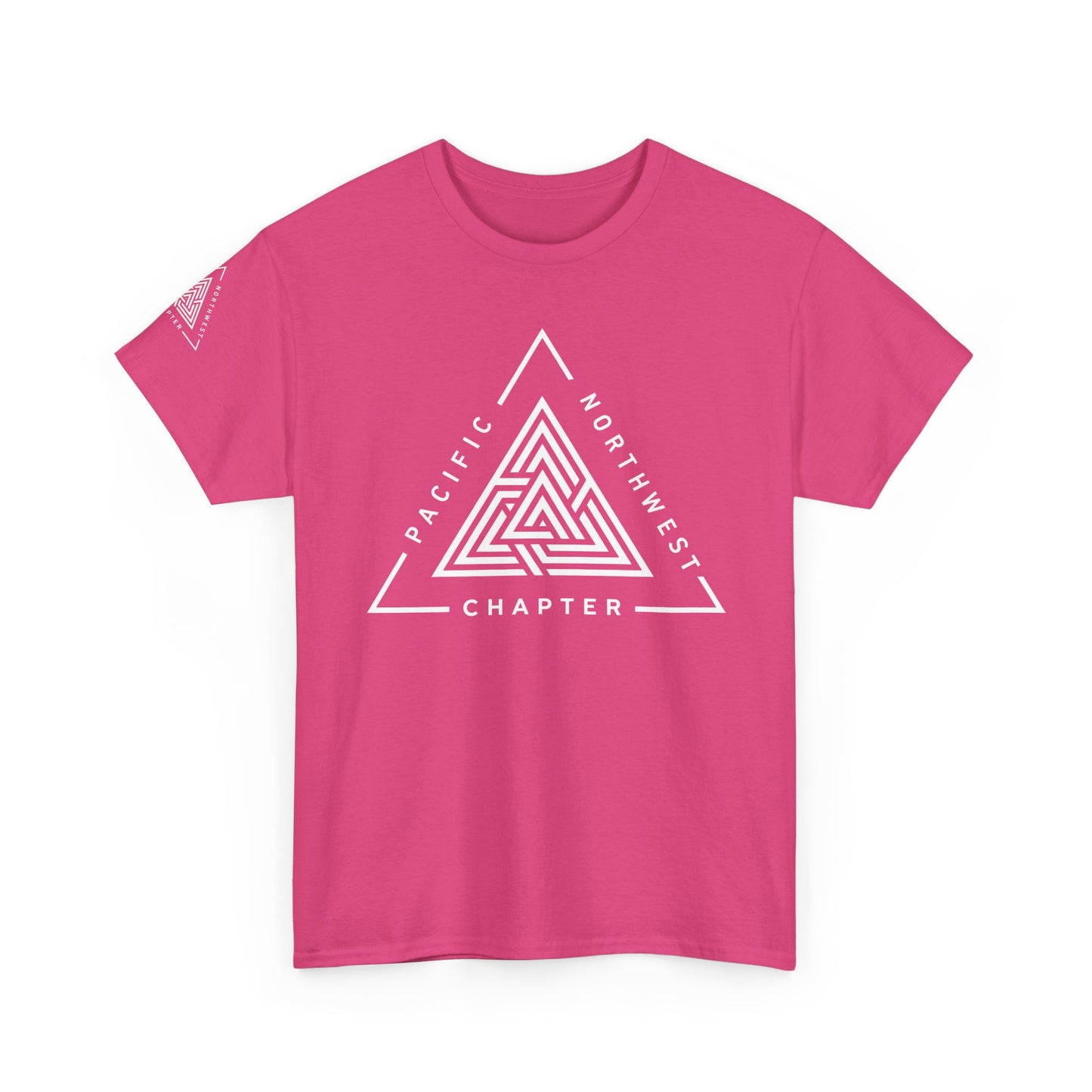 Pacific Northwest Chapter T-Shirt | Geometric Triangle PNW Design | Minimalist Outdoor Graphic Tee